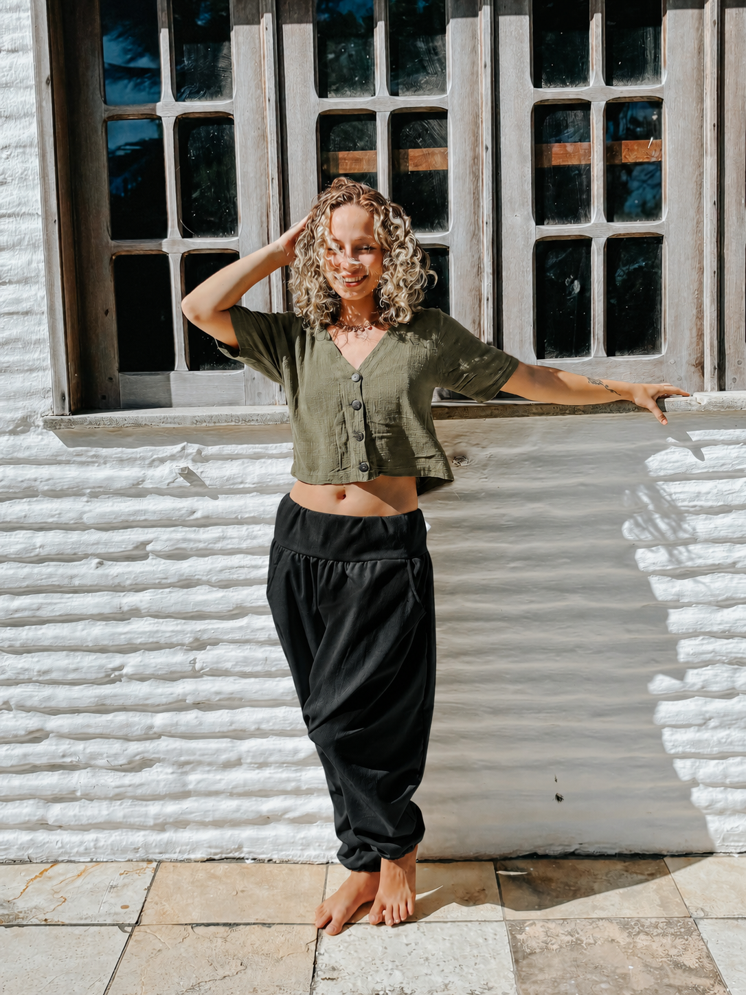 Goa Shiva Pants - Raw Linen