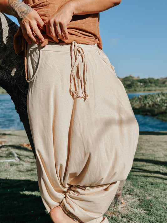 Goa Shiva Pants - Raw Linen