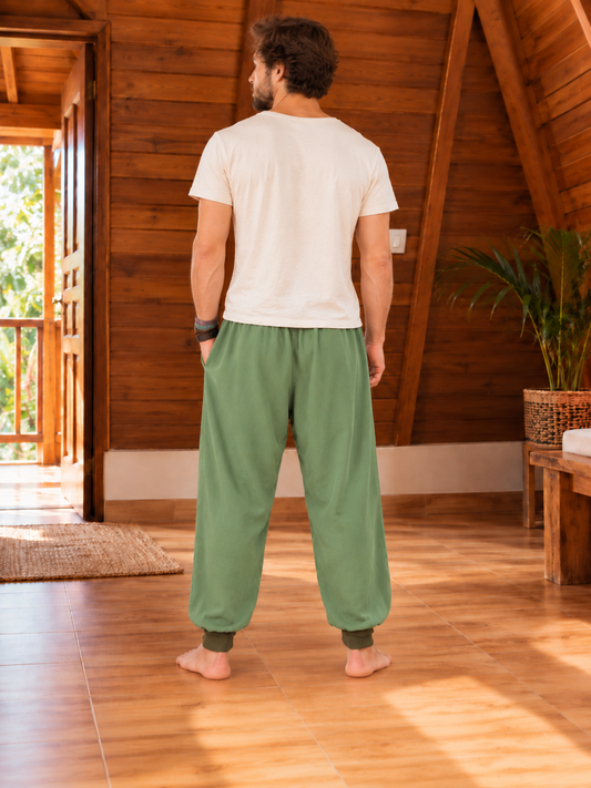 Calça Hindu - Verde Alecrim Ecológico PP (Bazzar)
