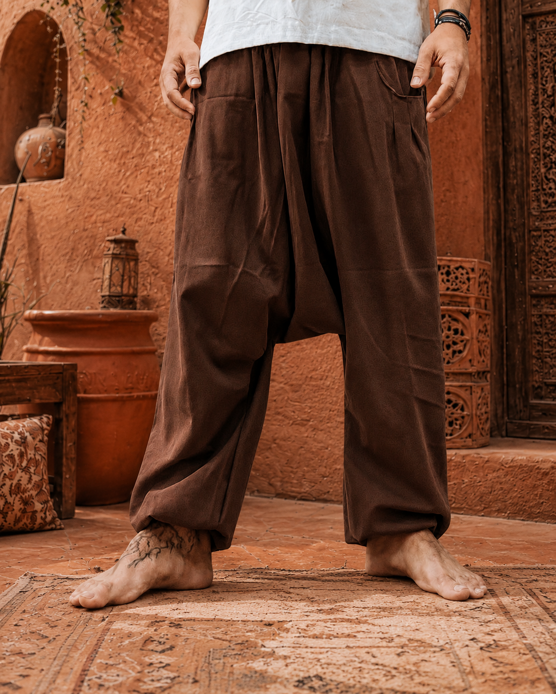 Goa Shiva Pants - Raw Linen