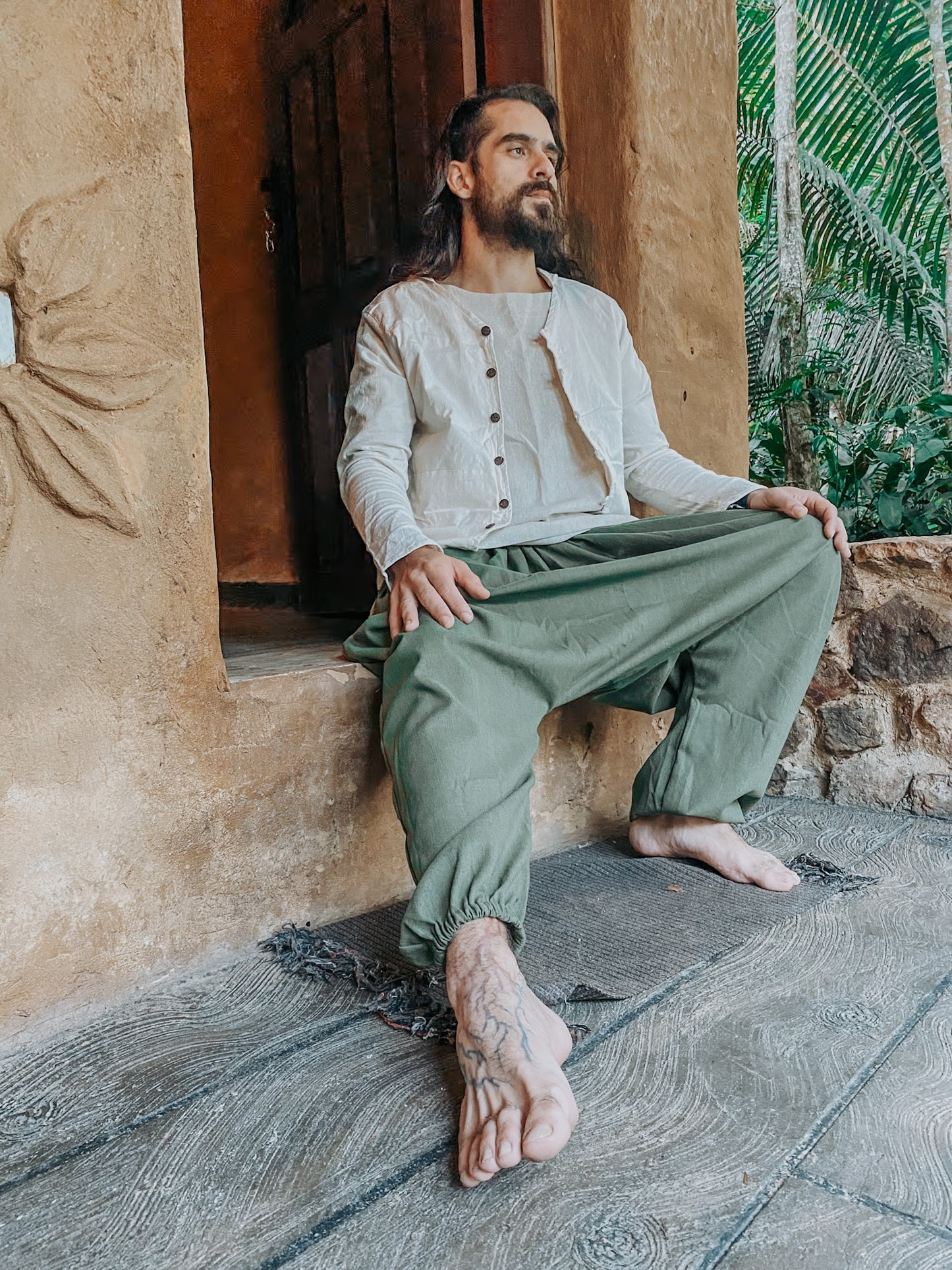 Camisa Canoa Oversized - Linho Cru