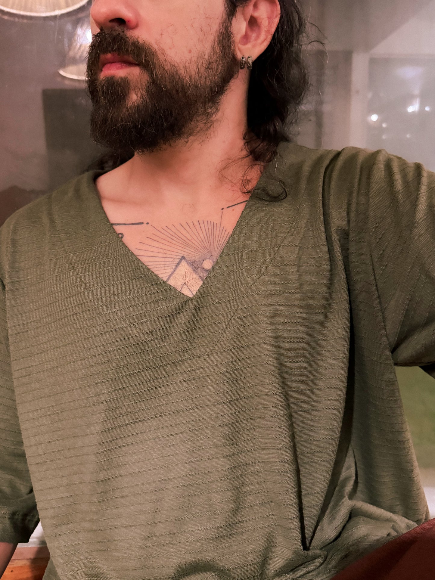 Oversized Canoe Shirt - Ecological White