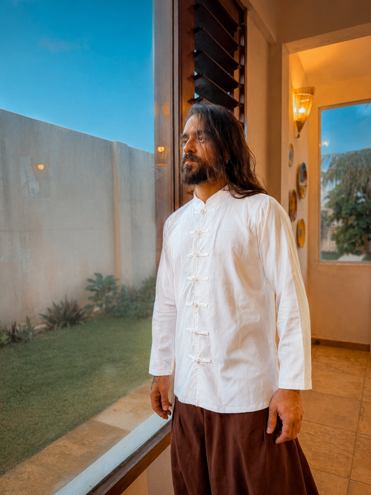Camisa Zen Buddha - Branca
