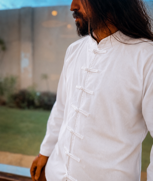 Camisa Zen Buddha - Branca
