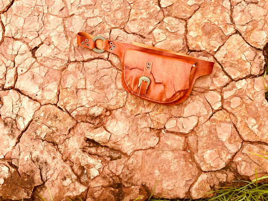 Cartucheira de Couro - Bolso Único Orgânico