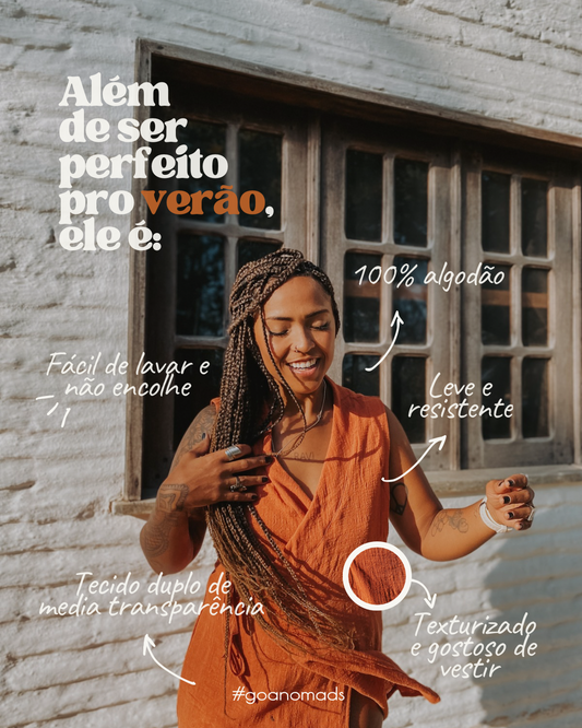 Vestido Zen - Terracota