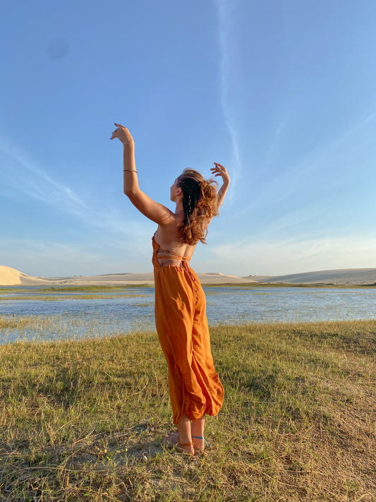 Macacão Shakti - Caramelo