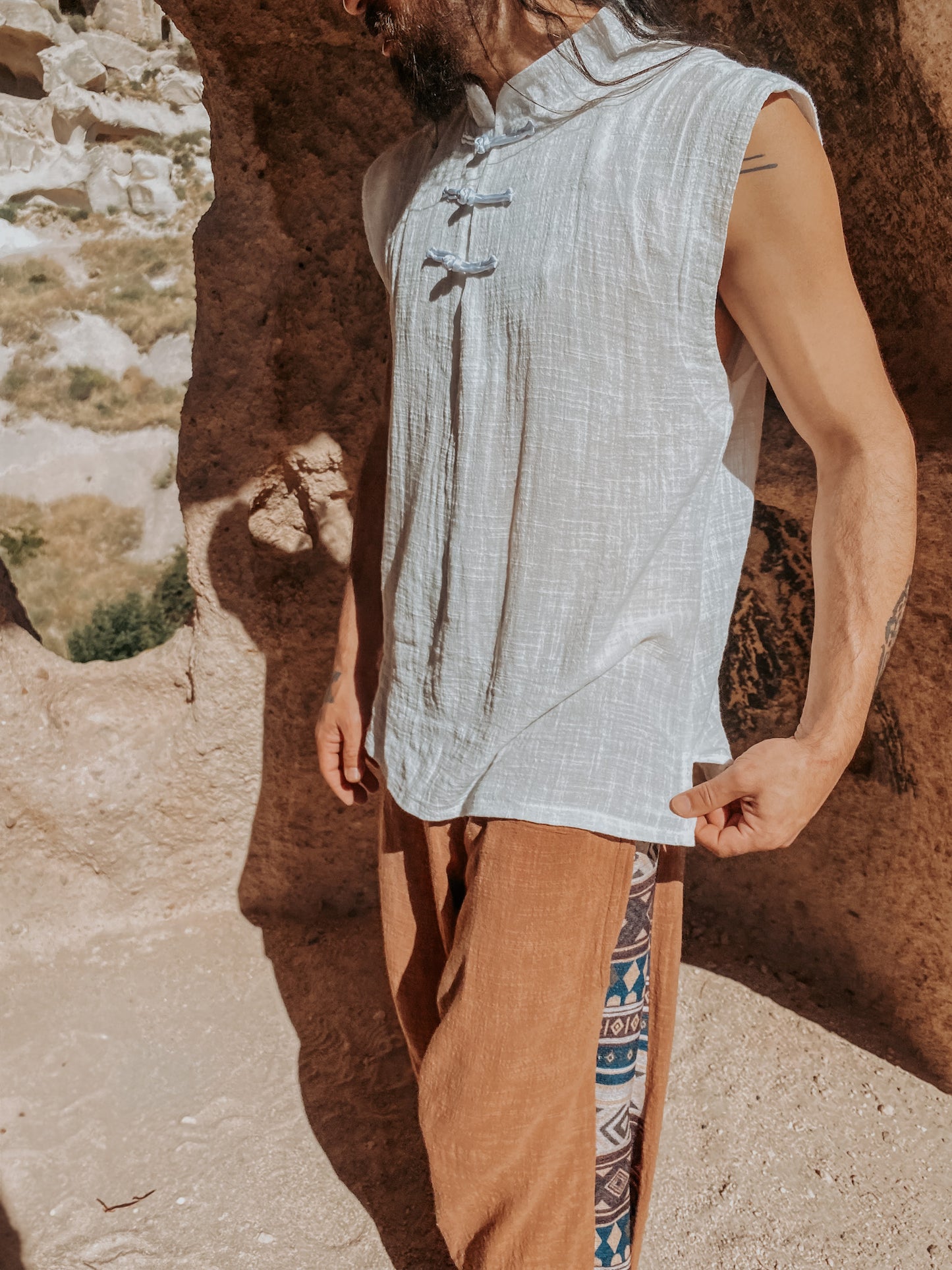 Oversized Canoe Shirt - Ecological White
