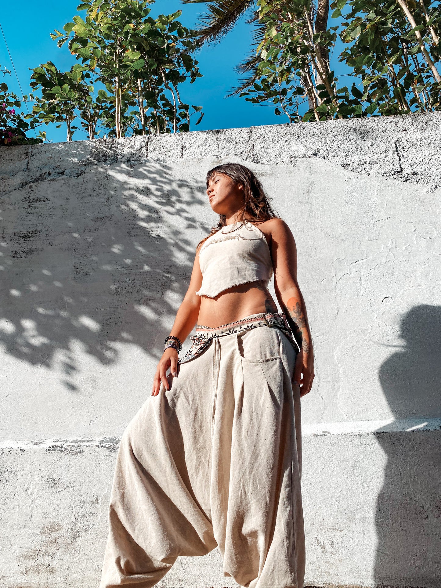 Calça Goa Shiva - Linho Cru
