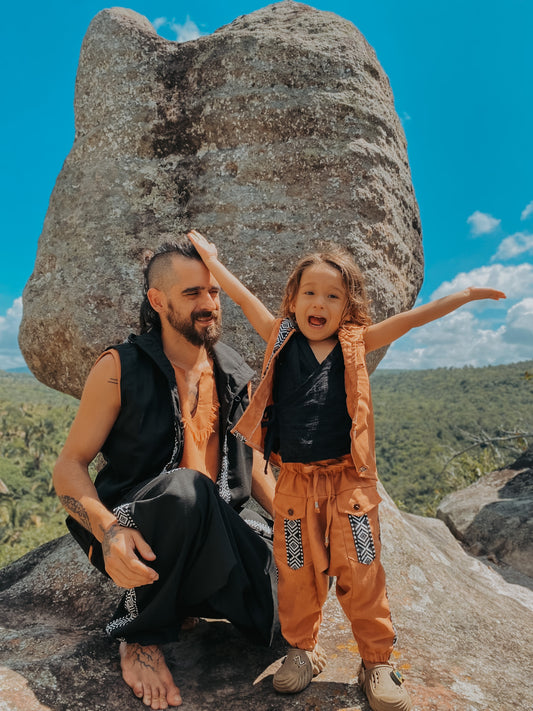 Calça Aladim - Linho Terra