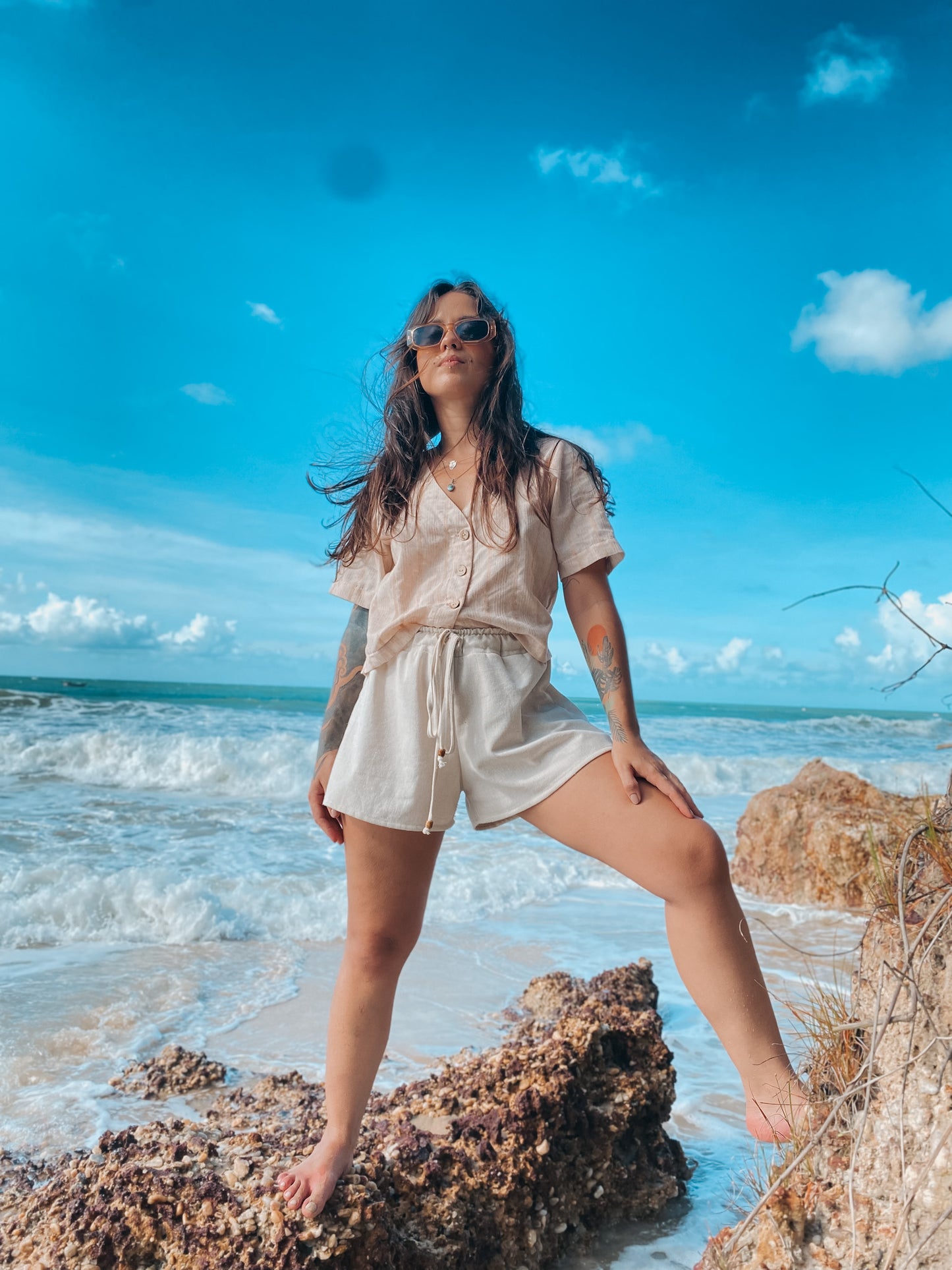 Blusa Capadócia - Listrado Ecológico