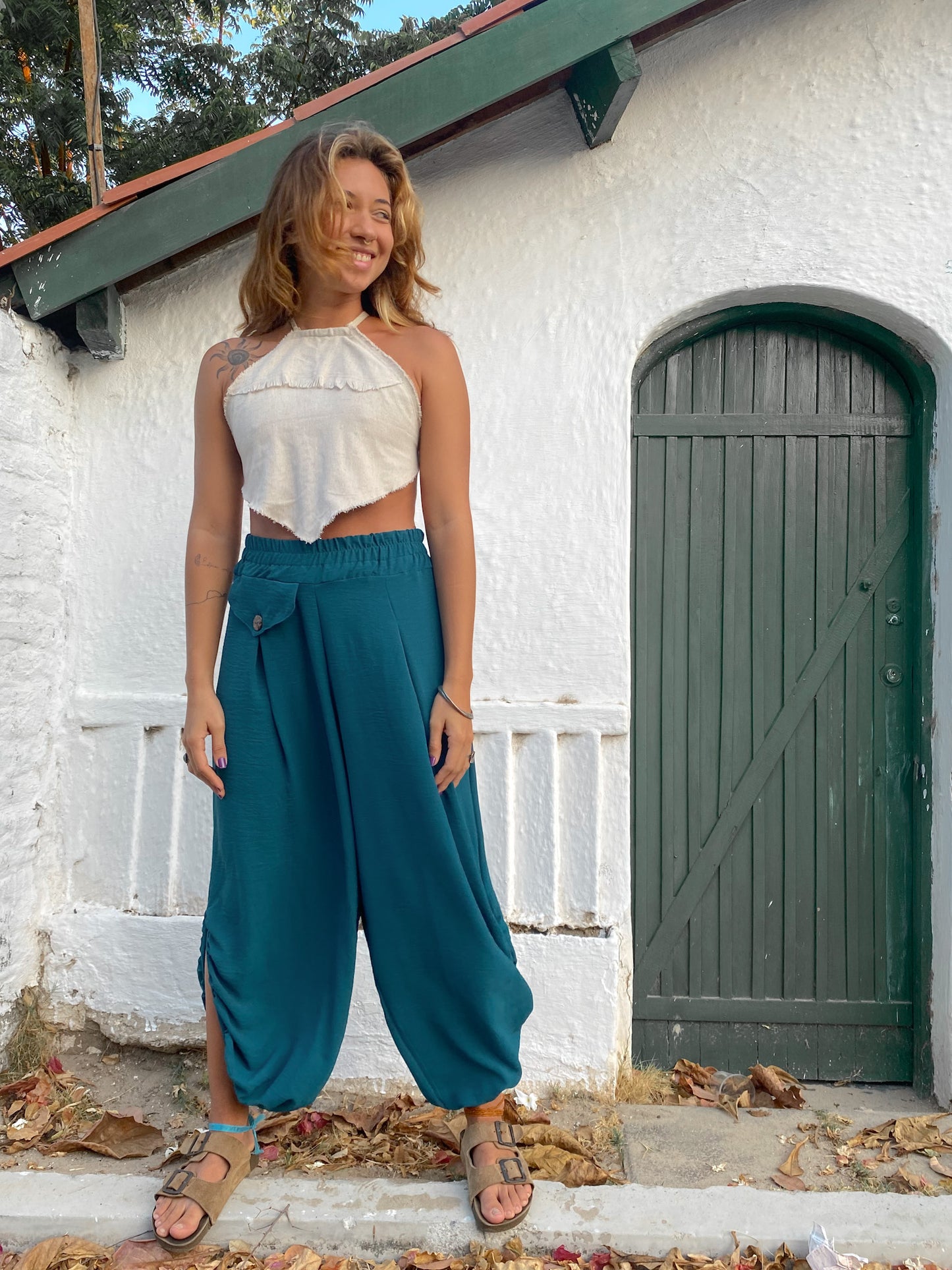 Calça Shakti - Azul Petróleo