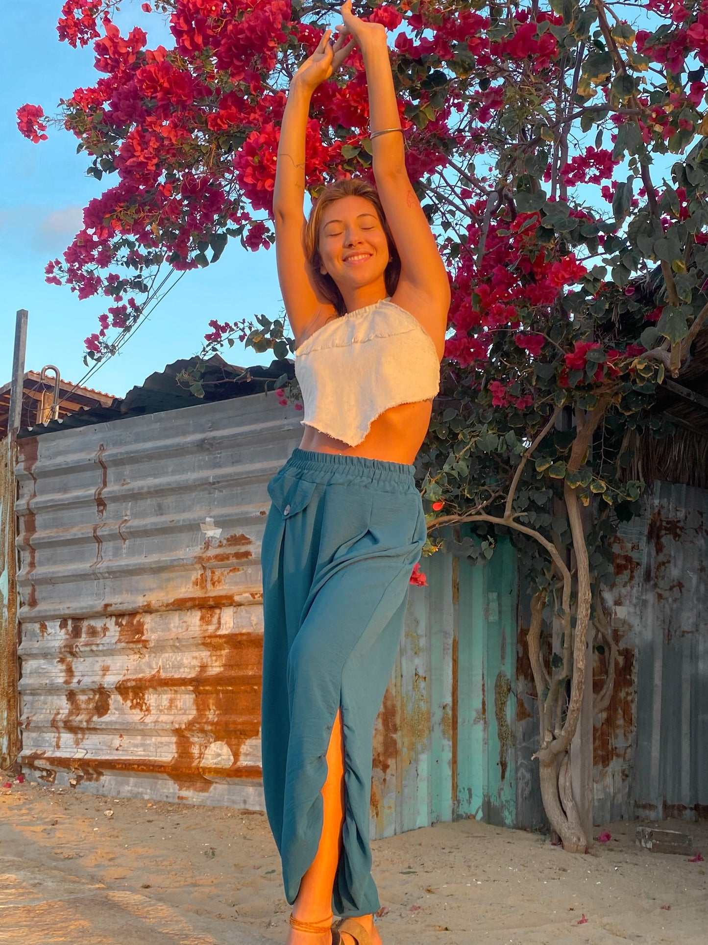 Calça Shakti - Azul Petróleo