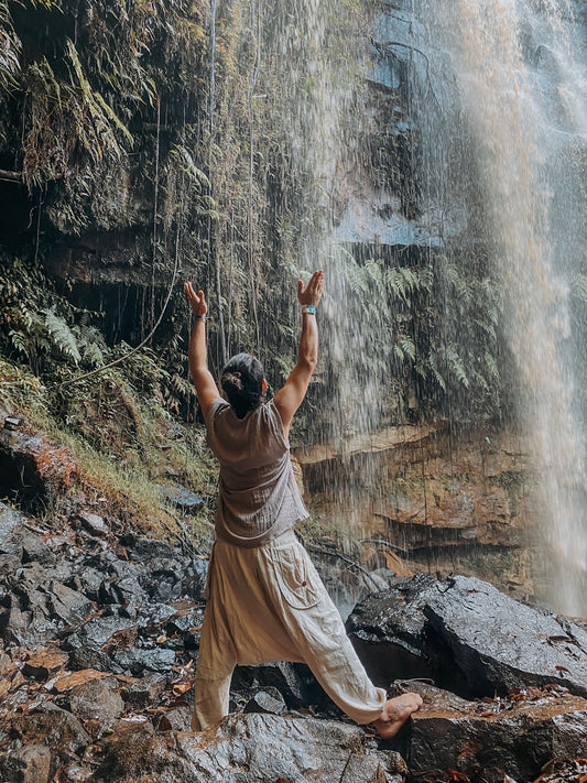 Om Pants - Raw Linen