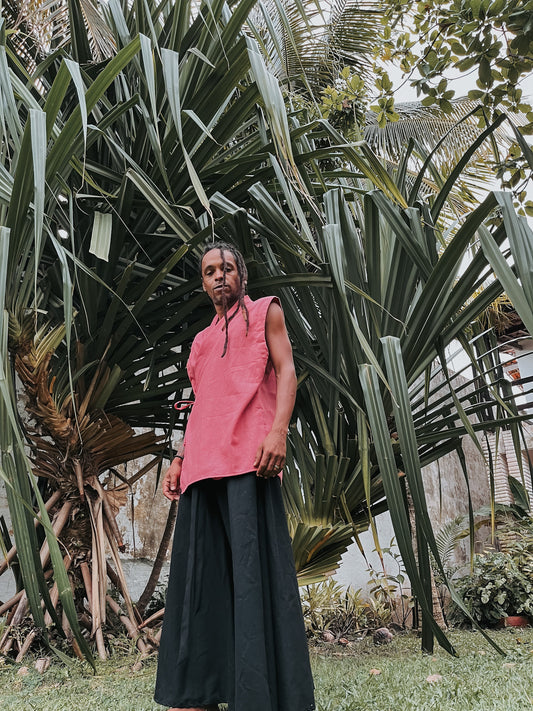 Kimono Zen - Linho Goiaba