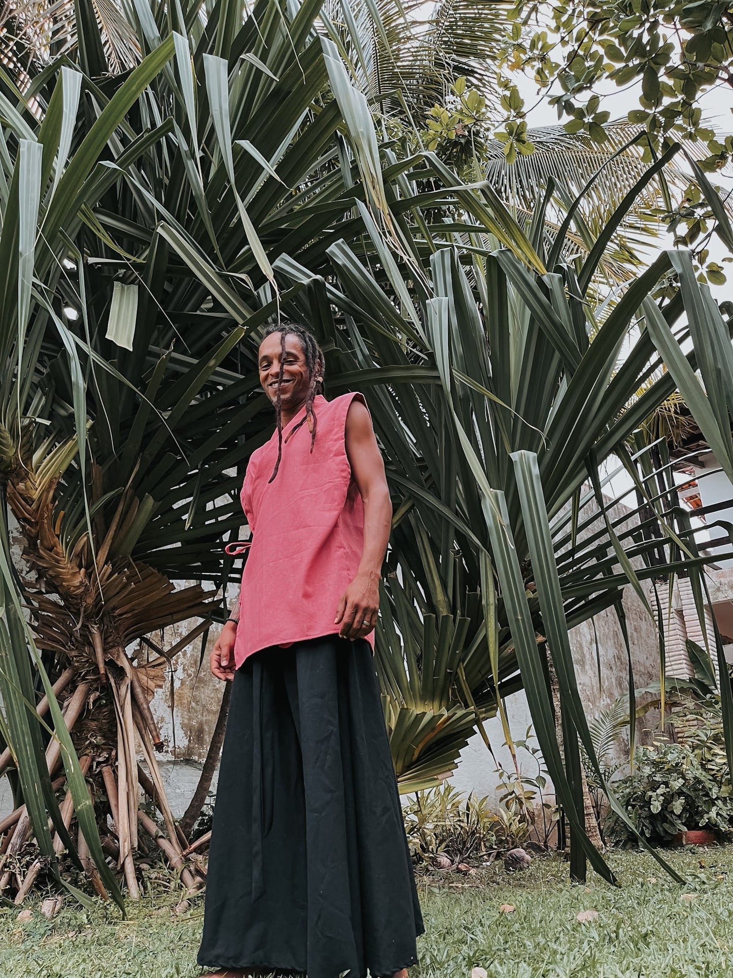 Kimono Zen - Linho Goiaba