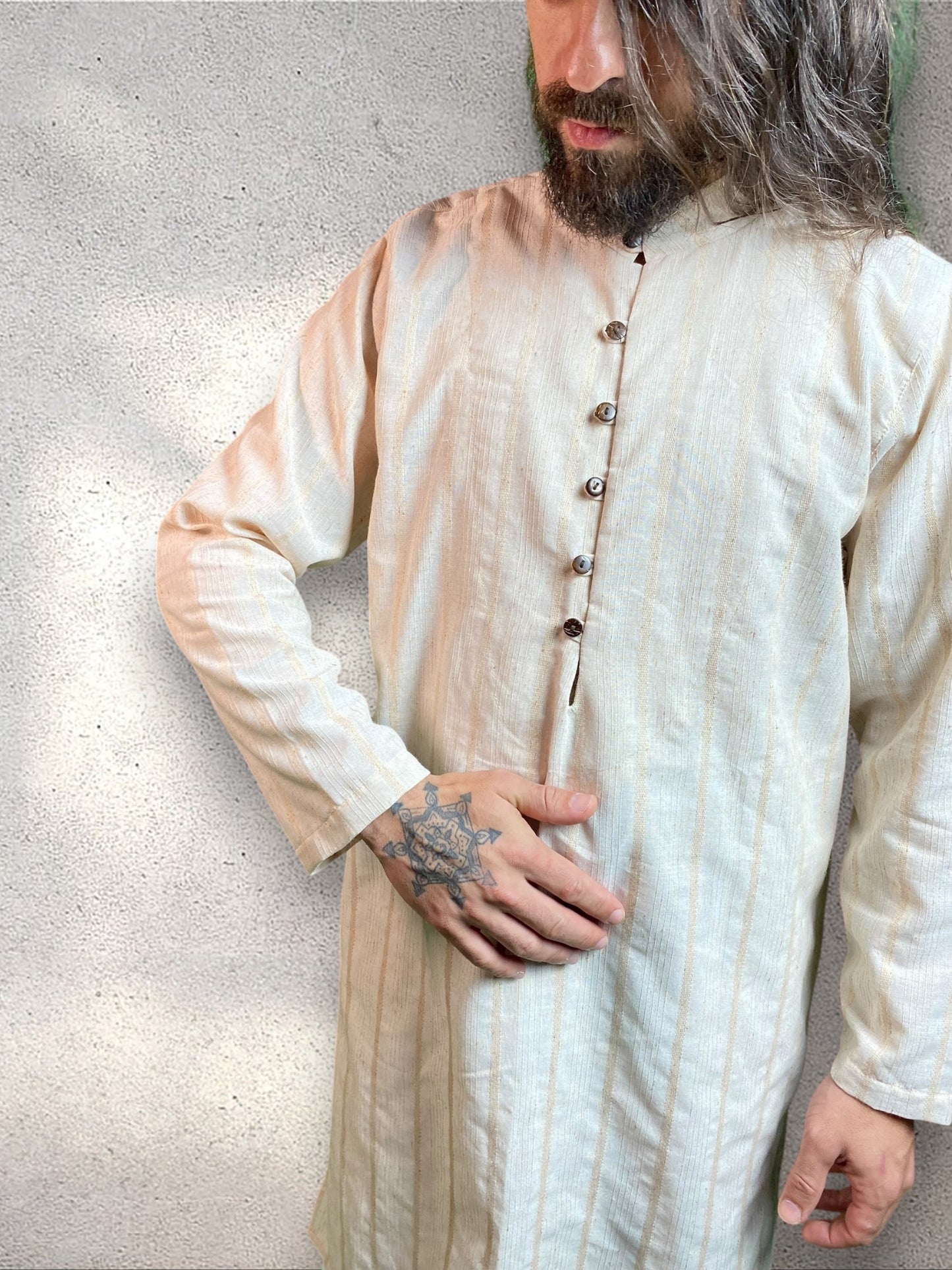 Kurta Indiana - Algodão Ecológico