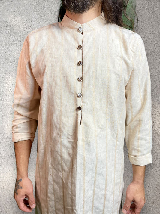 Kurta Indiana  - Algodão Ecológico