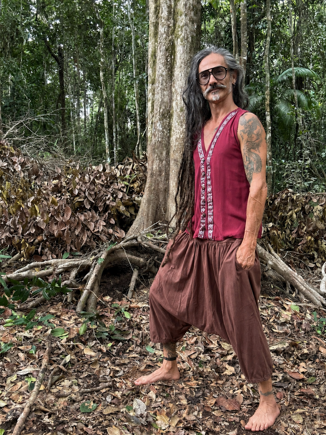 Bata Pachamama - Vinho com Fita Turca