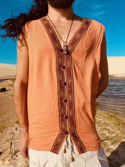 Bata Pachamama - Terracota c. Fita Turca