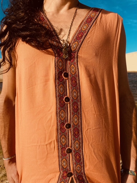 Bata Pachamama - Terracotta c. Turkish Ribbon