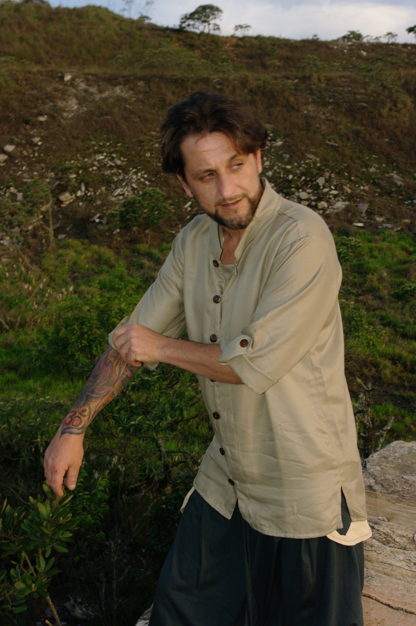 Camisa Zen - Caqui