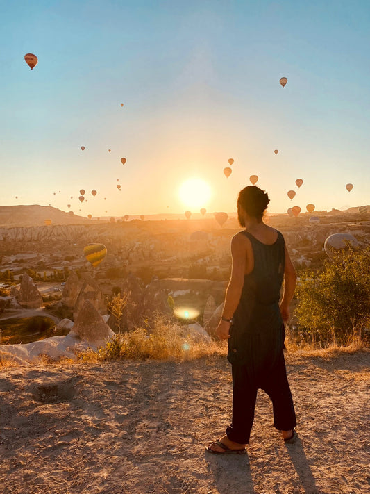 Calça Om em Malha Eco - Preta