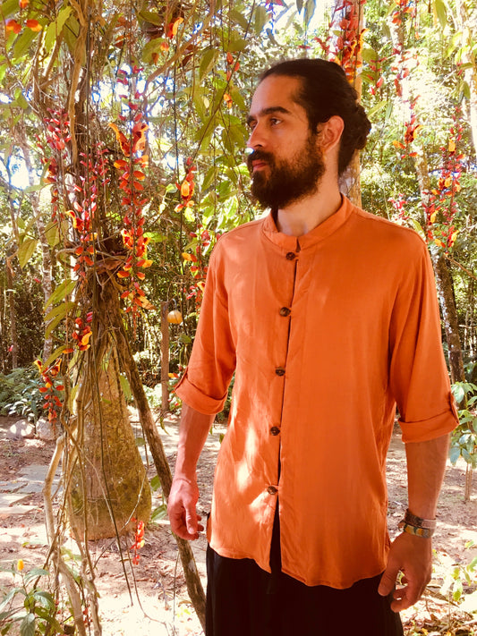 Camisa Zen - Terracota
