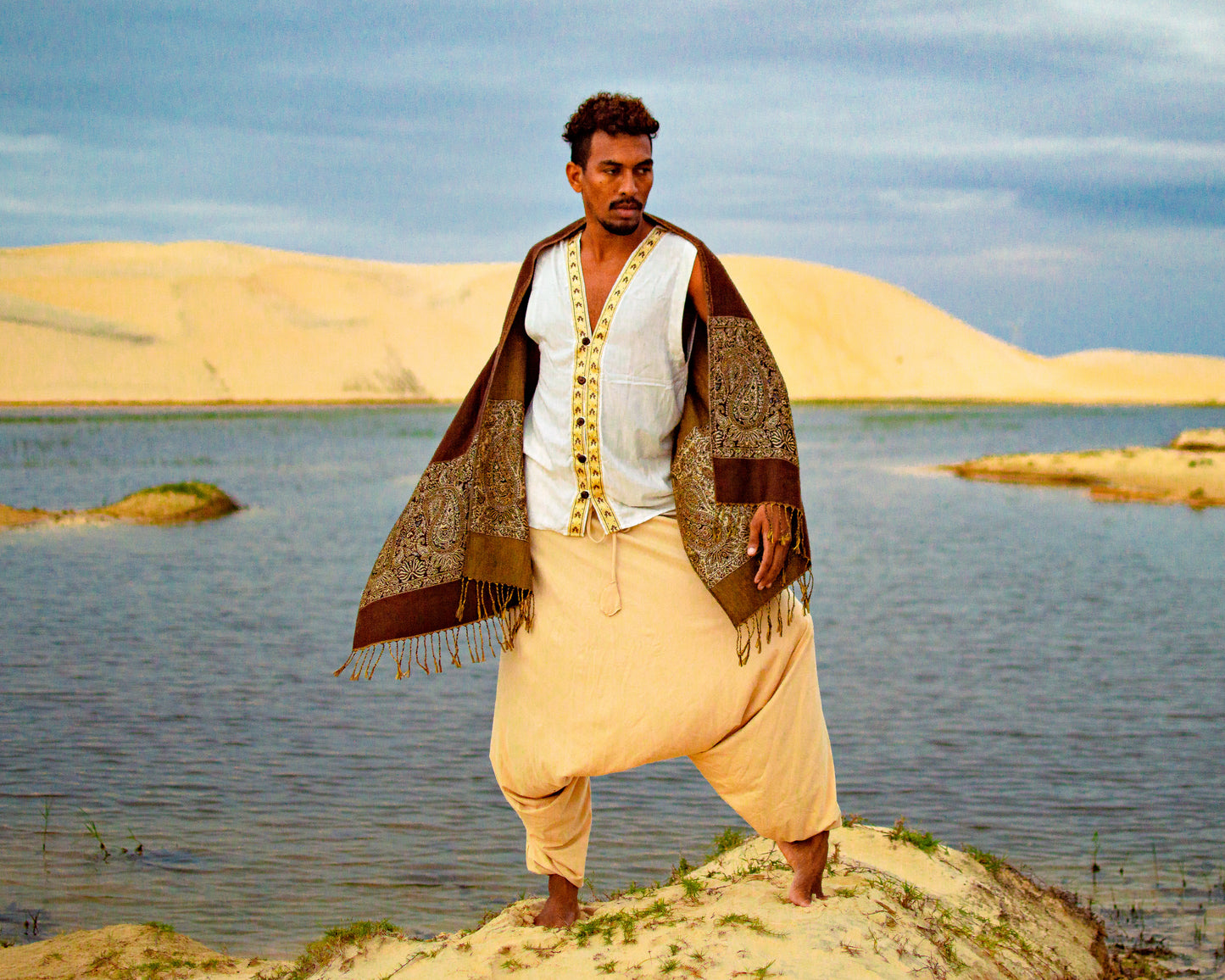 Pachamama coat - White
