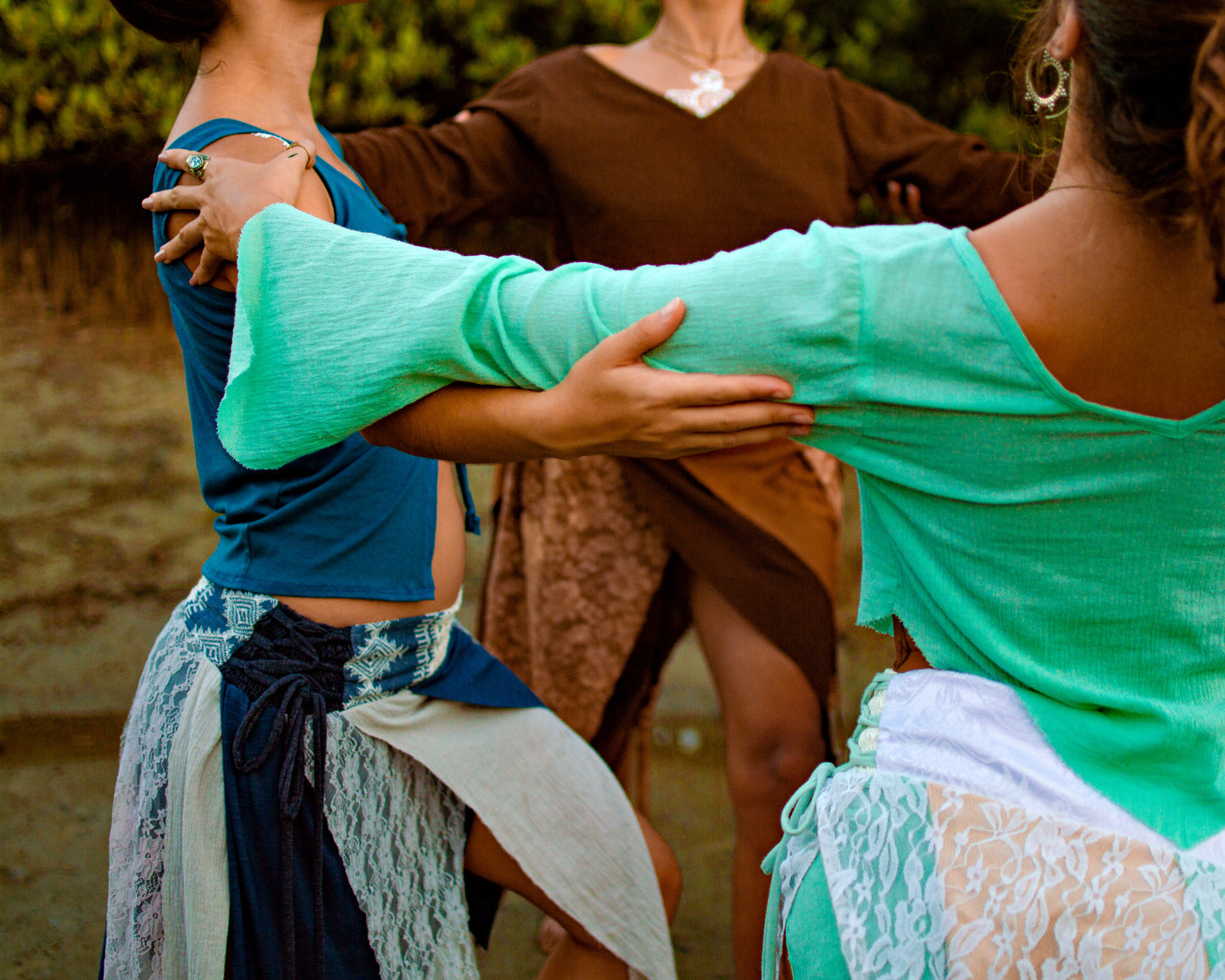 Blusa Witch - Crepe Verde Água