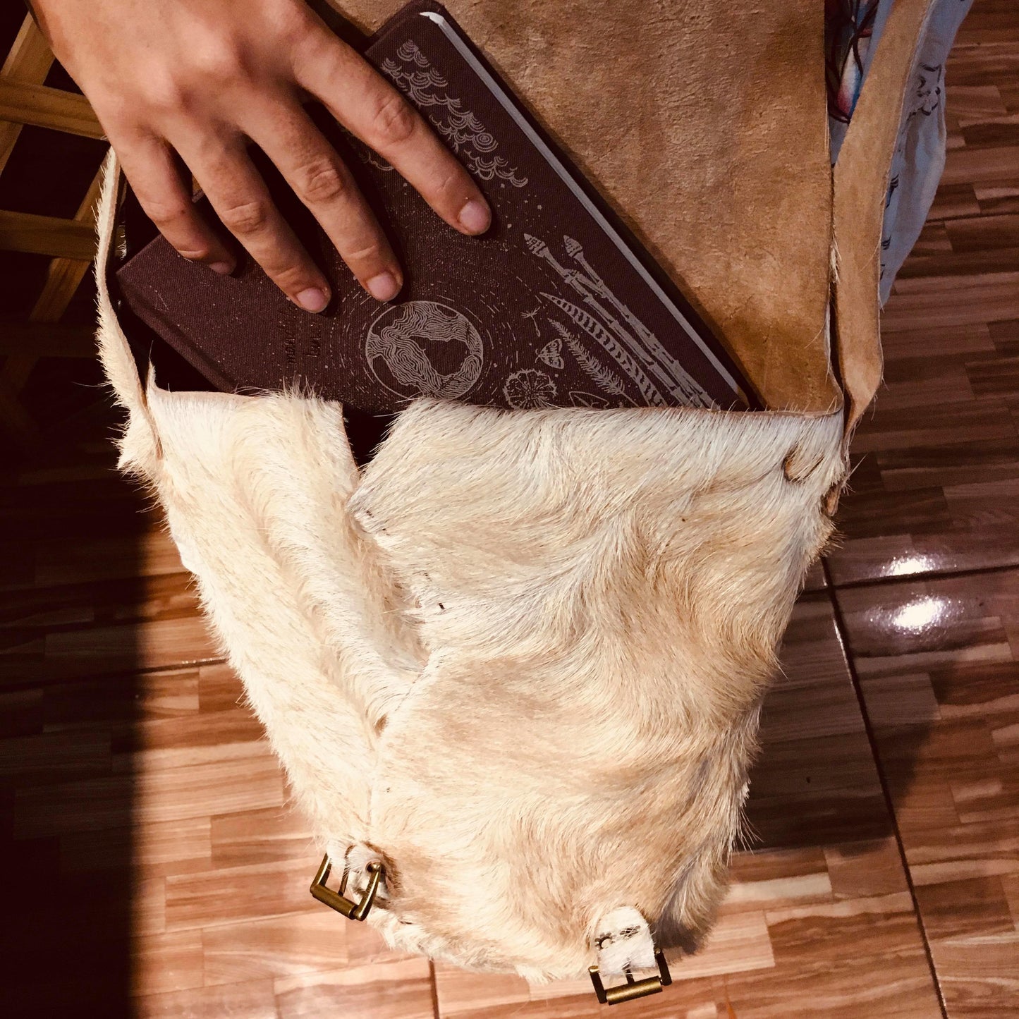 Bolsa de Couro Trespassada - Clara