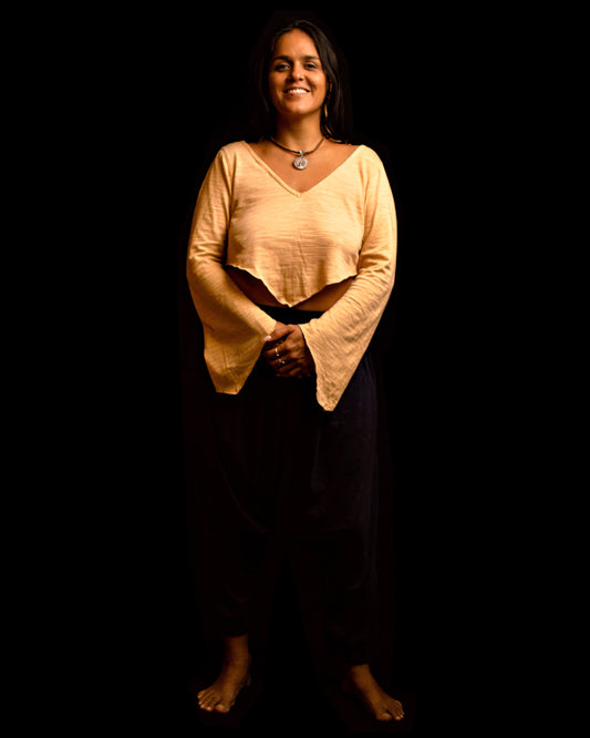 Blusa Witch - Mostarda Sustentável