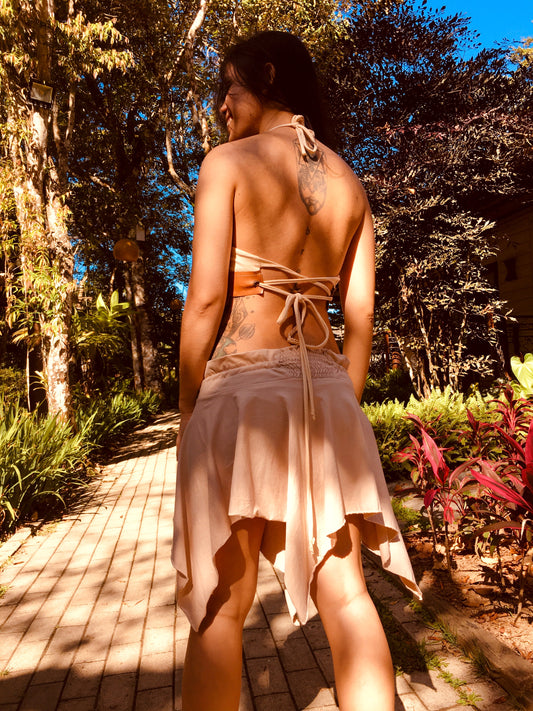 Nomad Mini Skirt - Beige