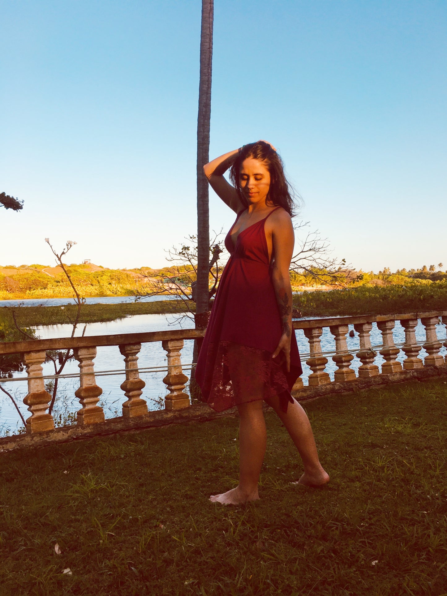 Vestido Witch - Vinho