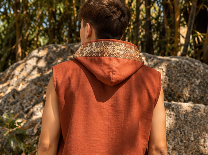 Colete Witcher - Linho Terracota