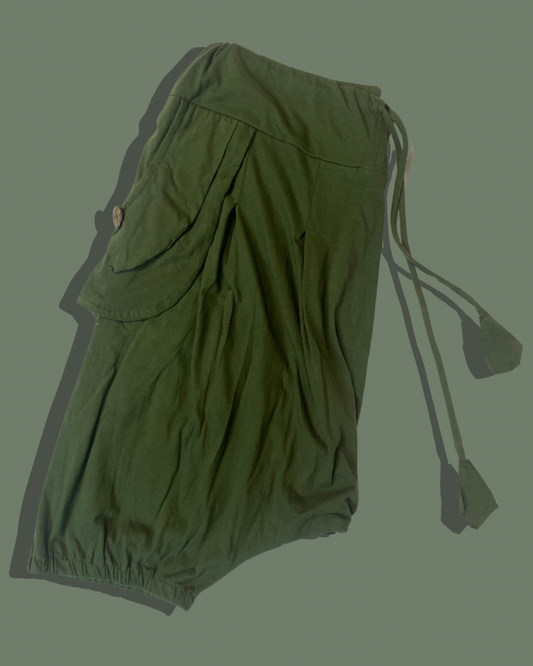 Bermudinha Thai - Verde Militar (BAZZAR)