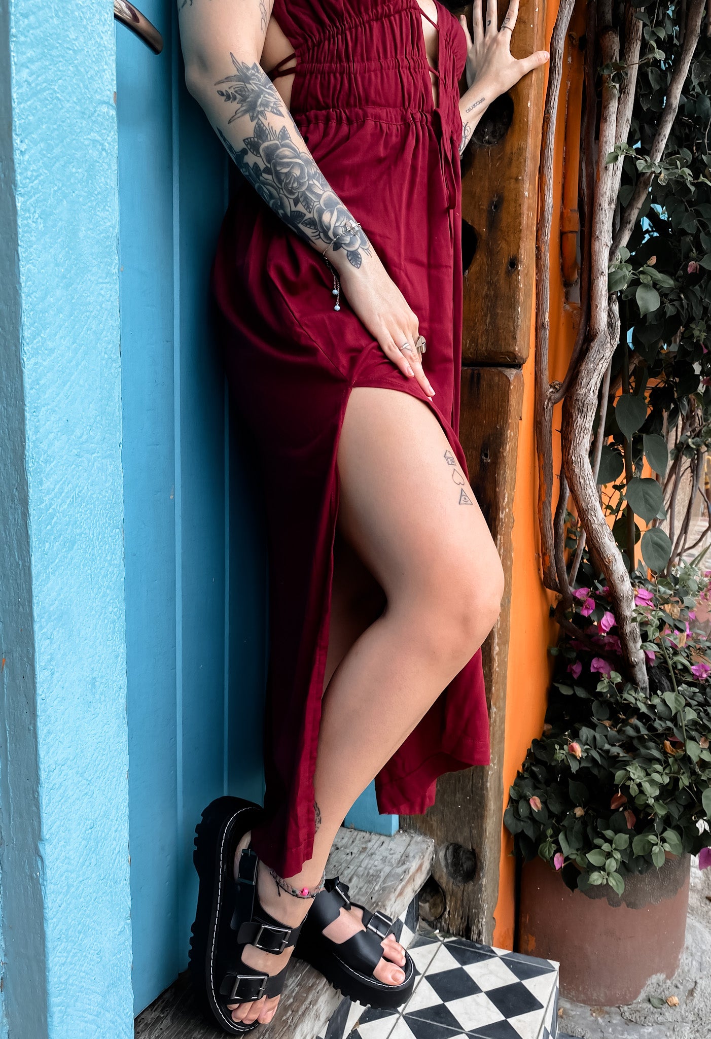 Shakti Dress - Wine