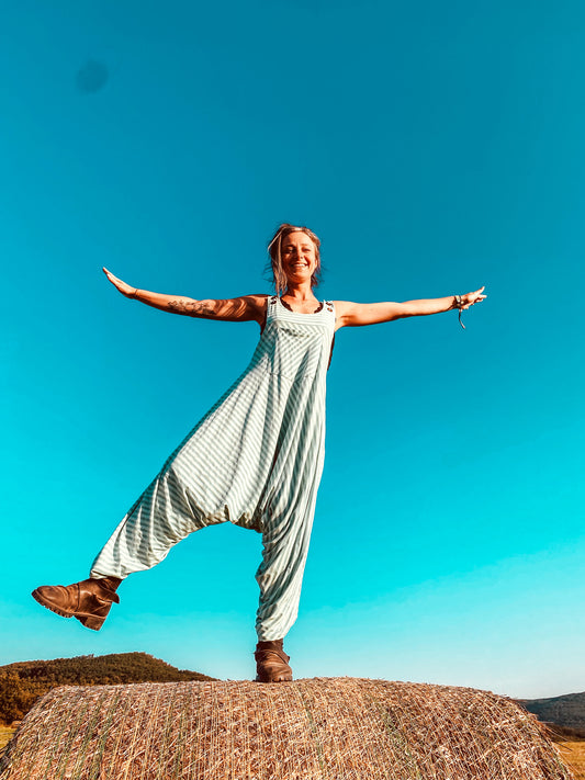Pachamama Jumpsuit - Striped 