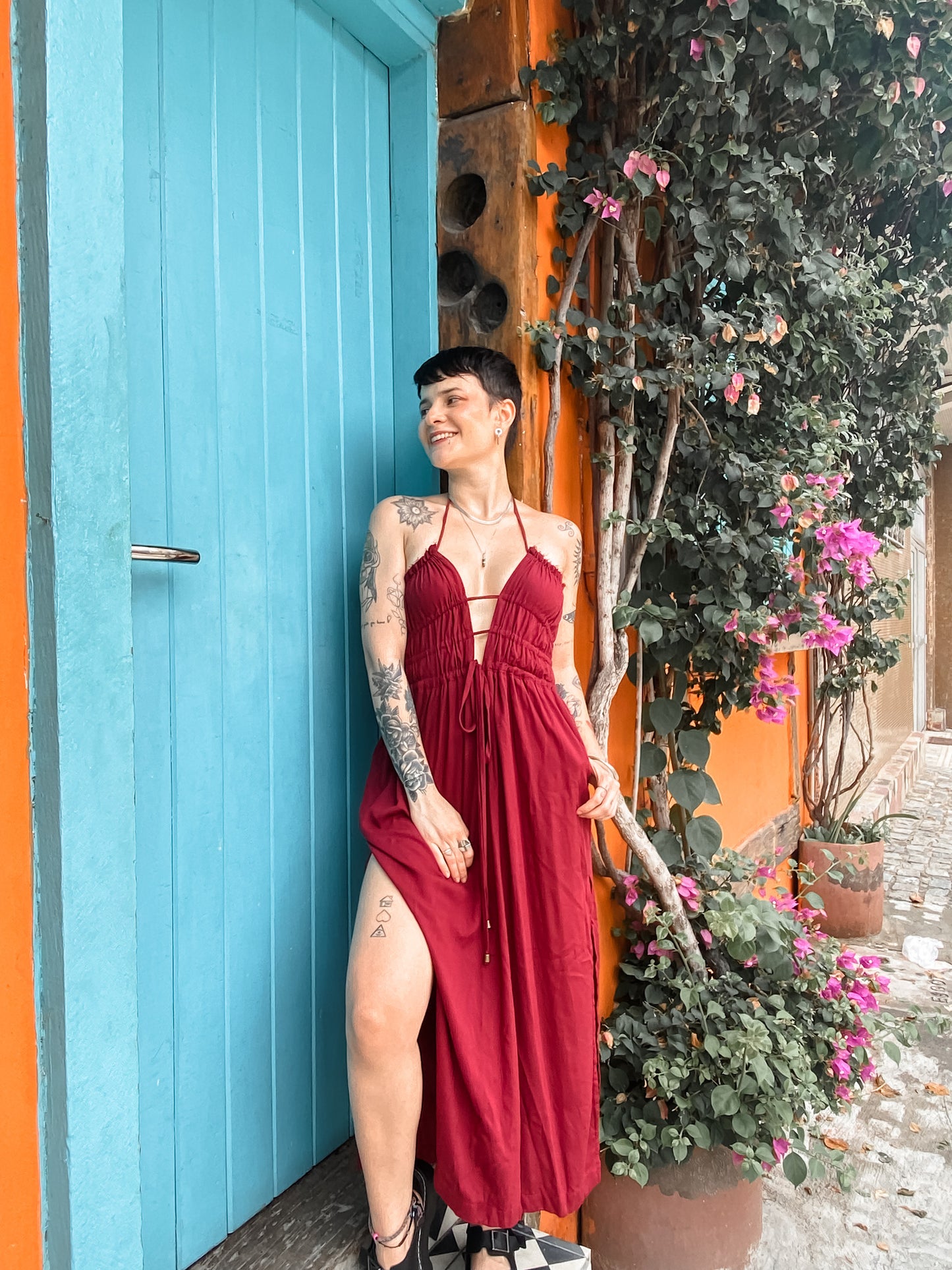 Shakti Dress - Wine