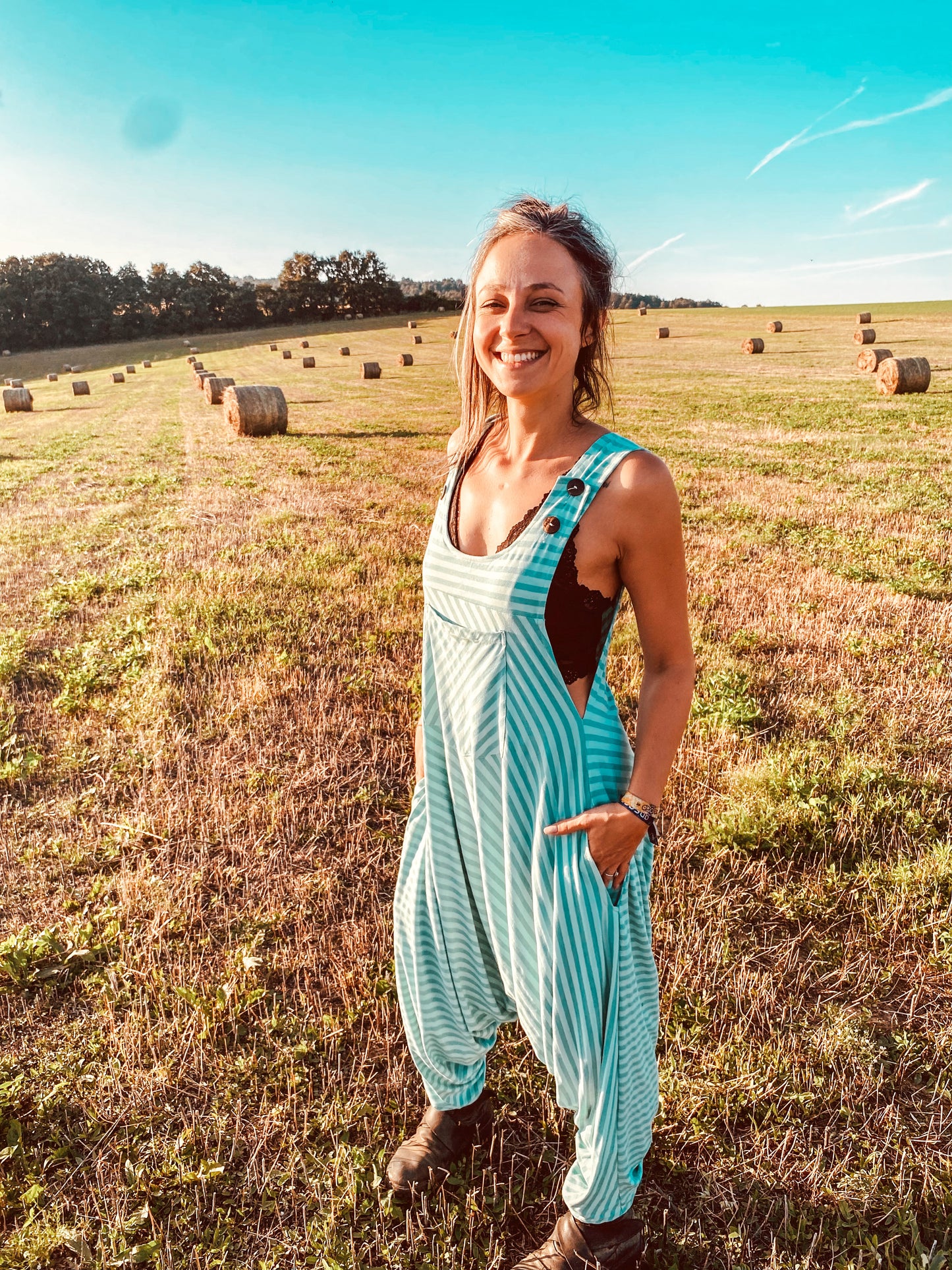 Pachamama Jumpsuit - Striped 