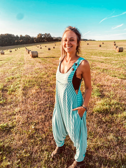Pachamama Jumpsuit - Striped 