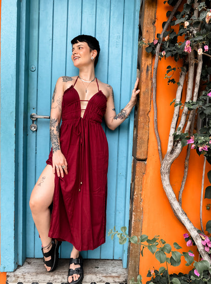 Shakti Dress - Wine