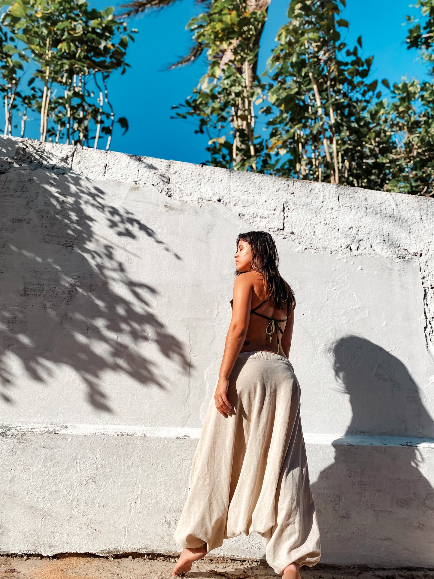 Goa Shiva Pants - Raw Linen