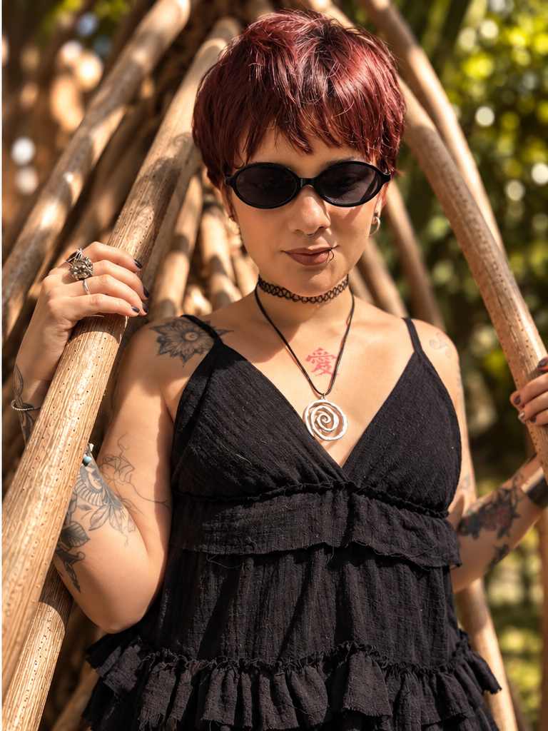 Blusa Lótus - Gaze Preta