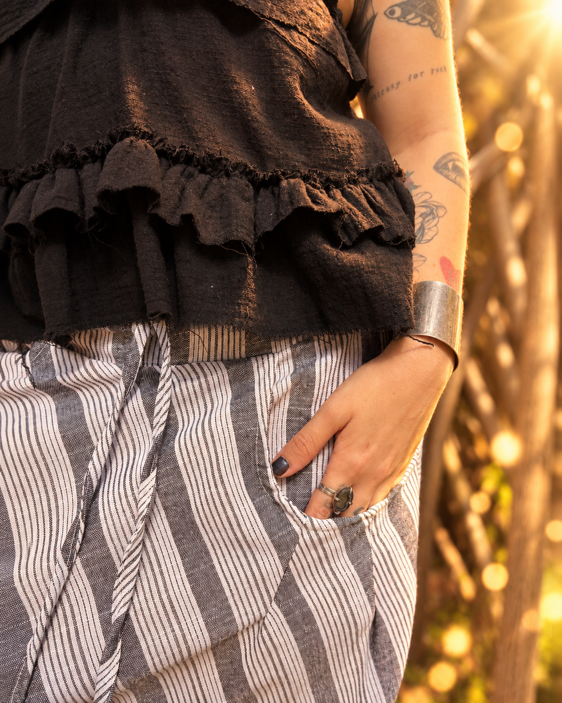 Blusa Lótus - Gaze Preta