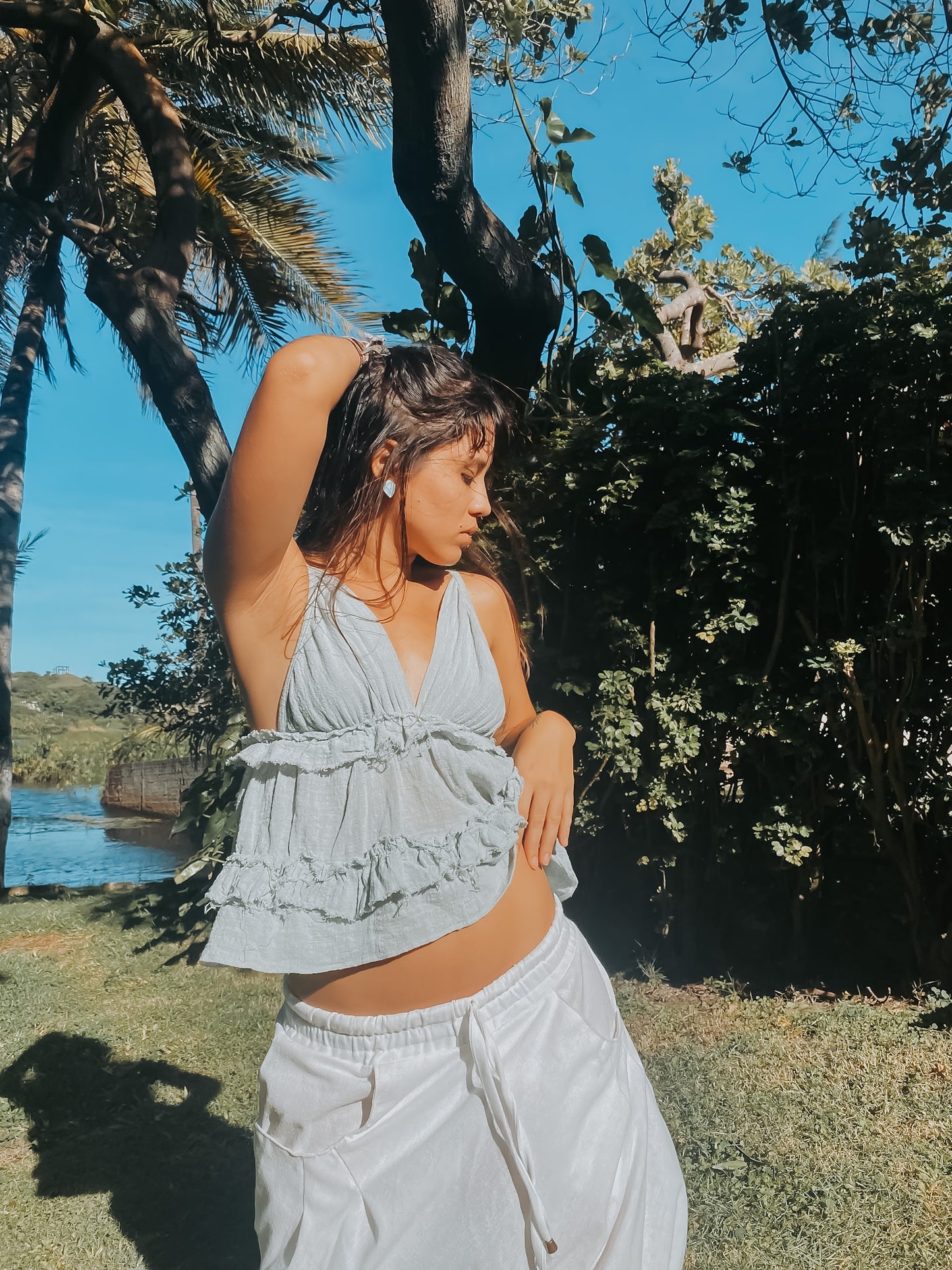 Blusa Lótus - Verde Jade