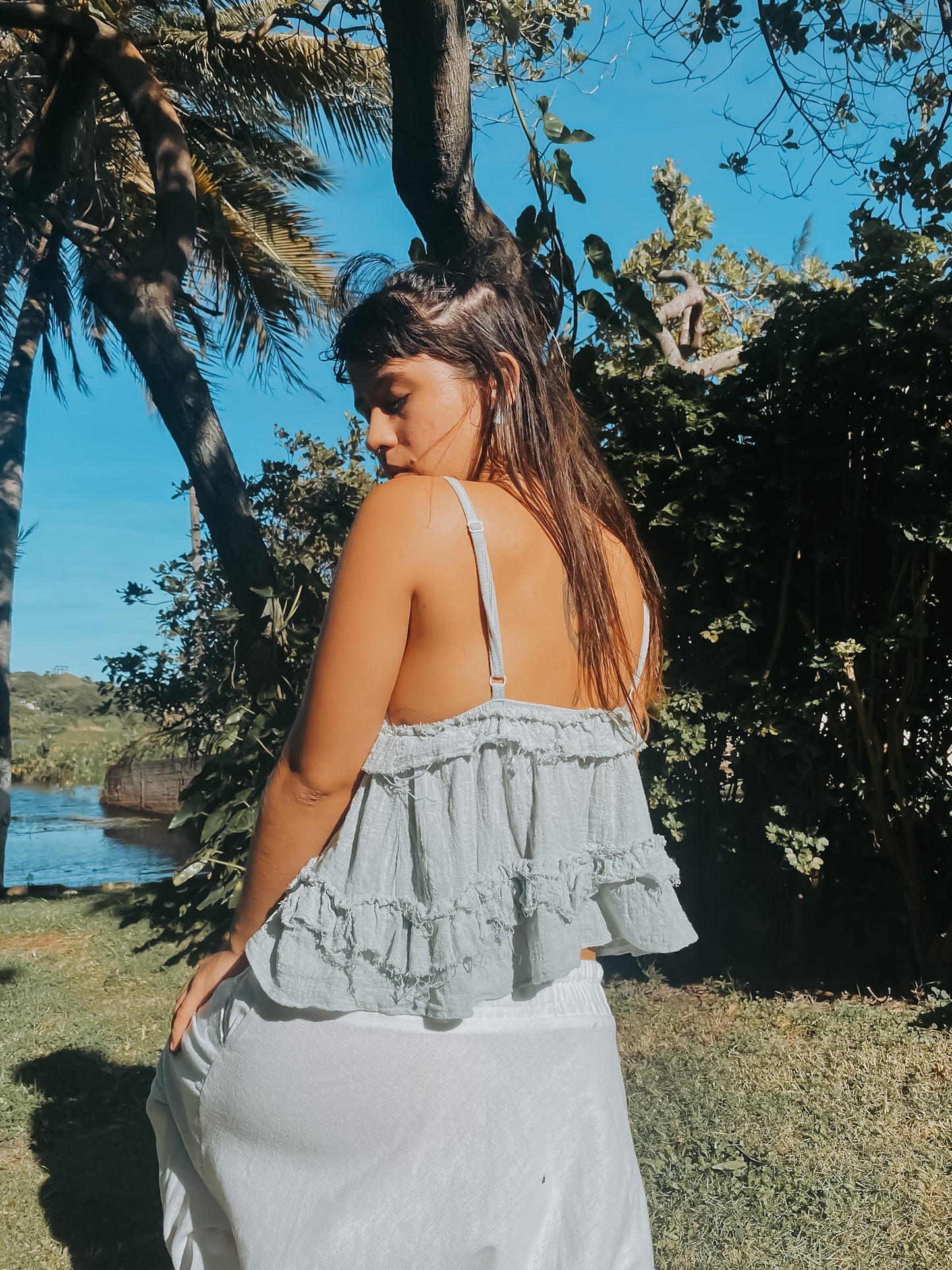 Blusa Lótus - Verde Jade