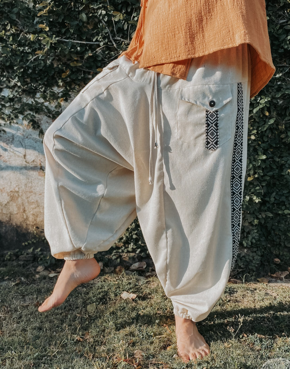 Goa Shiva Pants - Raw Linen