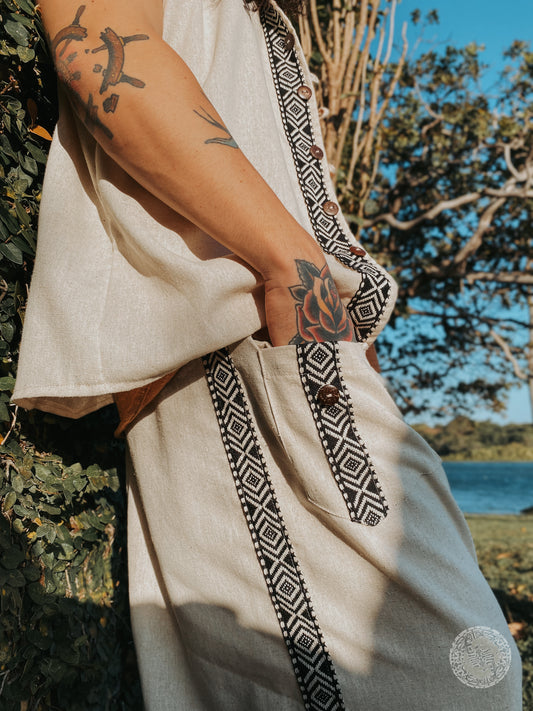 Goa Shiva Pants - Raw Linen