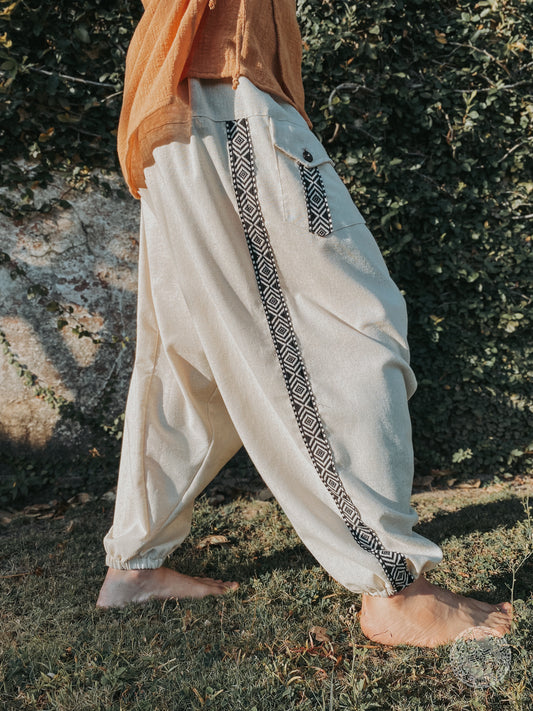Goa Shiva Pants - Raw Linen